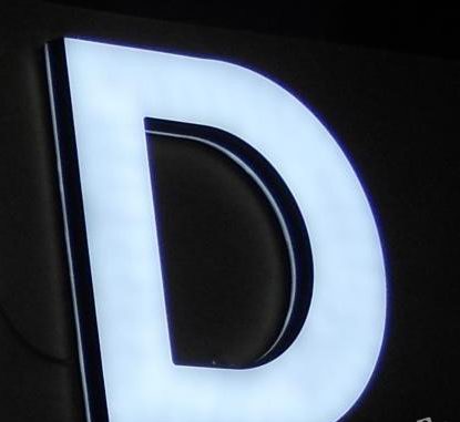 高档迷你发光字,LED正反面发光字,超亮度迷你字制作,三维迷你字